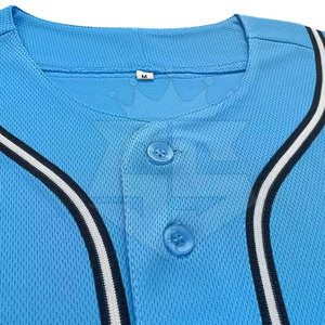 Nouveau design d'uniforme de baseball uni personnalisé pour hommes, meilleure vente de maillot de baseball pour hommes en bas quantité minimale de commande - Product Image 3