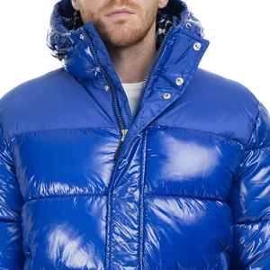 Diseño personalizado OEM 100% algodón para hombre Color púrpura sólido Slim Fit chaquetas acolchadas con bolsillos chaqueta Stocks de Rasheed Mfg Co - Product Image 3