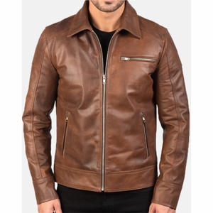 Veste pour hommes vestes pour hommes Manteau en cuir Manteau en cuir pour hommes Moto en cuir à la mode Veste de mode d'hiver - Product Image 4