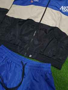 Ensemble de survêtement pour homme en polyester et nylon léger et imperméable, coupe-vent d'extérieur, design unique - Product Image 3