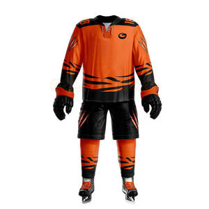 Conjuntos de uniformes de hockey sobre hielo de alta calidad Último diseño Fabricación de fábrica Nueva llegada - Product Image 1