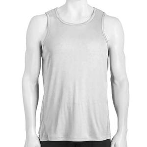 High Street Style coton respirant grande taille vêtements pour hommes débardeurs OEM conception de Logo personnalisé col rond été entraînement débardeurs - Product Image 5