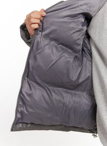 Veste matelassée de qualité supérieure, col montant, imperméable, chaude, épaisse, à capuche, réversible, manteau d'hiver élégant - Product Image 4