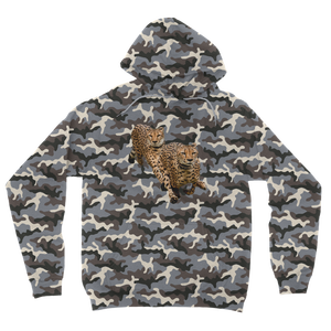 Sweat à capuche camouflage Cheetah Brothers pour adulte, 100 % polyester, tissu French Terry, anti-plis, impression par sublimation et sérigraphie - Product Image 4