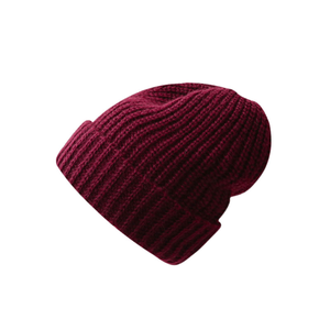 Bonnet d'hiver unisexe personnalisé avec logo, 100% acrylique, impression numérique, tricot plat, couleur unie, bord retroussé, style décontracté professionnel - Product Image 4