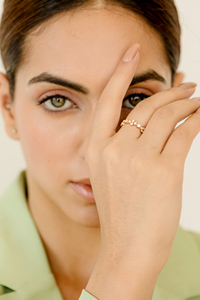 Anillos de lujo para mujer, joyería fina de oro sólido con diamantes reales, joyería - Product Image 4