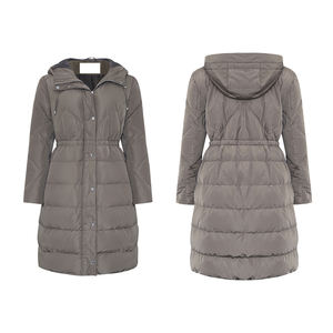 Chaqueta Acolchada de Piel de Oveja para Mujer, Invierno, con Cierre, Cuello Alto, Impermeable, Transpirable, Gruesa, Informal - Product Image 4