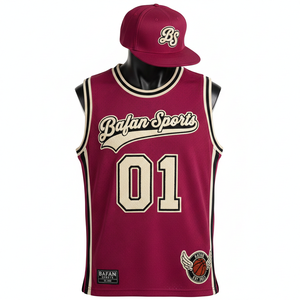 Camiseta de Baloncesto para Hombre, de Alta Calidad, Transpirable, de Malla de Poliéster de 180 GSM, Paneles Laterales en Contraste, Logotipo Bordado Personalizado - Product Image 1