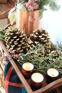 Véritables cônes de pin naturelles séchées pour décorations de vacances Pomme de pin en vrac pour l'artisanat Centres de table rustiques pour la maison et le mariage - Product Image 2