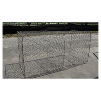 Offres Spéciales Masia Hardware Factory Boîte de gabion galvanisée en PVC 2M x 1M x 1M pour murs de soutènement solides, sauvegarde de la rivière et support de pente
