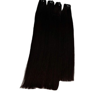 Factory Taka Hair 100% Extensiones de cabello humano Remy Cutícula alineada Punta plana Natural Recto-Precio al por mayor - Product Image 4