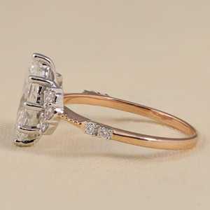 Anillo de Compromiso con Diamante Cultivado en Laboratorio de Estilo Vintage, 1.50 Quilates, Claridad VS1, Opciones de Plata de Ley 925/Oro Sólido, Diseño Artesanal - Product Image 6