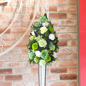 Decoración de pared de boda de fiesta grande japonesa de alta calidad flores y plantas artificiales preservadas - Product Image 6