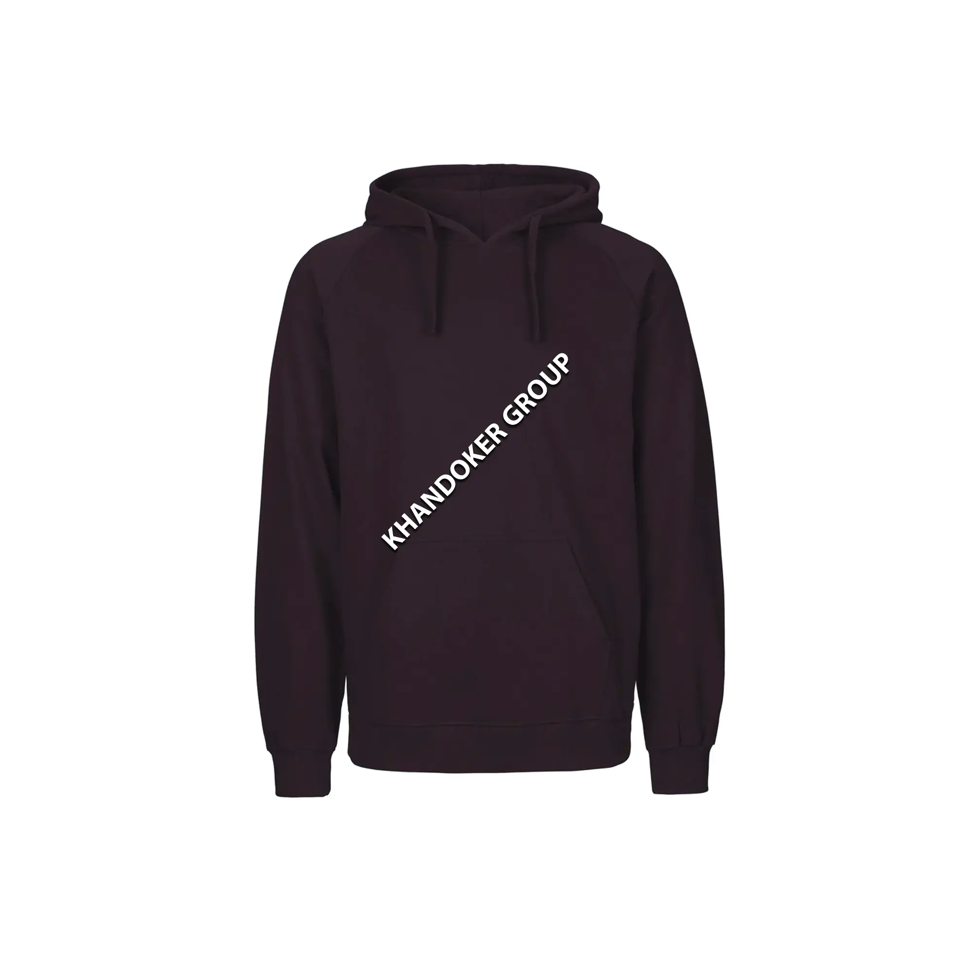 Grosir sampel gratis kosong Hoodie Organik Pria kualitas tinggi Hoodie Sweatshirt Pullover Unisex katun untuk pria dari Bangladesh