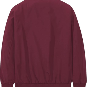 Blouson d'hiver slim en toile pour baseball universitaire, coupe bomber, coupe-vent, style Letterman à empiècements, personnalisable, pour adulte, qualité supérieure, prix de gros - Product Image 2