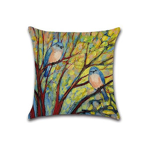 Fundas de cojín de algodón puro 100%, impresión personalizada, técnica tejida con logotipo personalizado para Home Hospital Hotel - Product Image 1