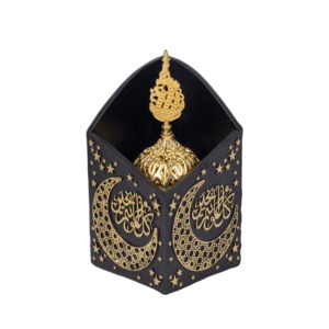 Brûleur d'encens arabe moderne senteurs essentielles fabricant de fournisseur indien magnifiquement conçu métal/céramique écologique - Product Image 4