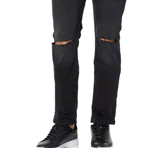 กางเกงยีนส์คลาสสิกกางเกงแฟชั่นยืดทรงตรงลำลองขายร้อนออกแบบได้ตามสบาย - Product Image 6