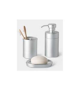 Accessoires de salle de bain faits à la main, Design de luxe, ensemble de salle de bain en laiton en métal pour la décoration de la maison pour l'exportation depuis l'inde - Product Image 1