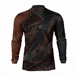Camiseta Deportiva Personalizada de Manga Larga para Hombre, Estilo 2026, Camiseta Deportiva Sublimada Personalizada con Cuello en V - Product Image 4