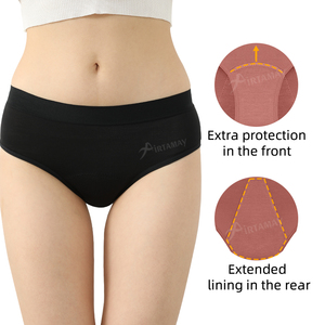 4 capas de protección completa funcional Pantis Para Periodo Menstrual Oeko Tex a prueba de fugas período de menstruación ropa interior para niñas - Product Image 2