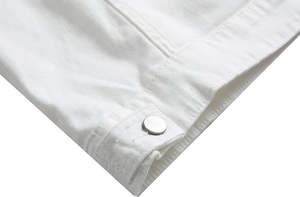 High Selling Friendly Budget Solid Color Jeans Jacket For Men Winter Season Factory Made Denim Men's Jackets - Product Image 3