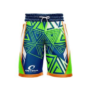 กางเกงบาสเก็ตบอลพิมพ์ลายแบบระเหิดความร้อน แห้งเร็ว รับผลิตกางเกงบาสเก็ตบอลแบบซับลิเมชั่นตามสั่ง MOQ ต่ำ ดีไซน์ใหม่ 2026 - Product Image 1