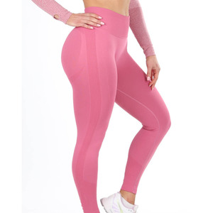 Pantalon de yoga taille haute à impression personnalisée pour femmes Leggings tricotés doux de grande taille pour la course à pied, le cyclisme et le yoga conçus pour les filles - Product Image 1