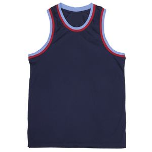 Maillots de basket-ball sans manches respirants personnalisés, uniformes 100% polyester, vêtements d'équipe unisexes avec logo personnalisé - Product Image 1