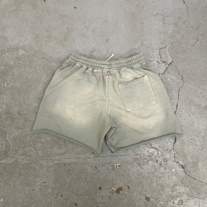 กางเกงขาสั้นของผู้ชายกางเกงขาสั้นผู้ชายฟอกสีจางกางเกงขาสั้นแนวสตรีทเฮฟวี่เวทวิ่งจ๊อกกิ้งวินเทจ - Product Image 2