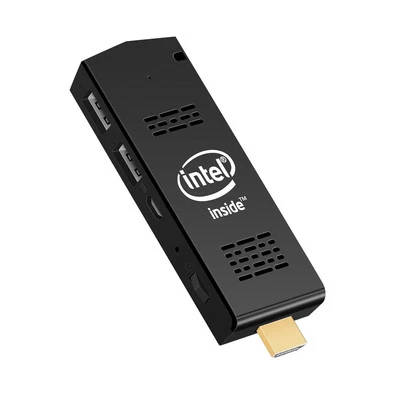 New W5PRO T5B Mini PC Stick Portable 4G/8G DDR3 Windows 10 64GB/128GB Intel Celeron CPU USB Dongle for Home/Office AU/US/EU Plug