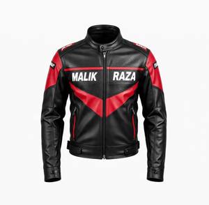 Chaqueta de Motociclista de Cuero Personalizada al Estilo Europeo, Personalización Completa de Talla y Logotipo - Product Image 5