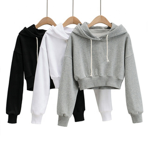 Sur mesure, vêtements décontractés doux pour femmes, sweat-shirt à capuche, survêtement d'hiver, mélange polyester/coton, respirant, léger, tendance - Product Image 5