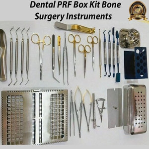 Kit de boîte de PRF dentaire Instruments de chirurgie osseuse Ensemble chirurgical d'implant de 28 PCs CE - Product Image 1