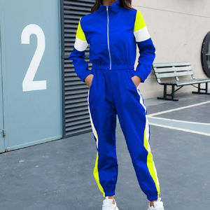 Chándal de mujer de peso pesado de calidad superior 100% Nylon logotipo personalizado OEM Jogging Set Fitness Wear para mujer - Product Image 1