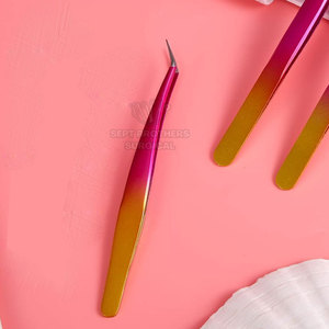 Nouvelle Qualité Nouvelle Arrivée Pince À Cils Vente En Ligne Pince À Cils Contraste Couleur Pince À Cils - Product Image 4