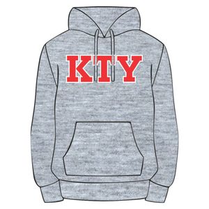 KAP Gris Pull À Capuche Premium Coton Mélange Grec Fraternité Vêtements Personnalisé Divine Neuf HBCU Greek Life Vêtements Streetwear - Product Image 2
