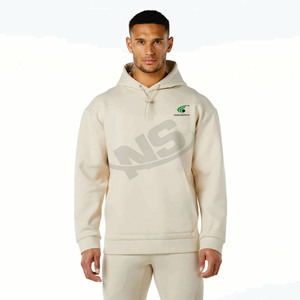 Sudadera con capucha de algodón 100% de gran tamaño para hombre, ropa de calle básica de peso pesado, ropa de invierno personalizada al por mayor de primera calidad - Product Image 1