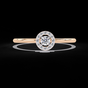 Anillo de Diamantes de Oro Sólido de 14K, Joyería Fina de Lujo, Diamantes Naturales de Calidad VS, Suministro Directo - Product Image 2