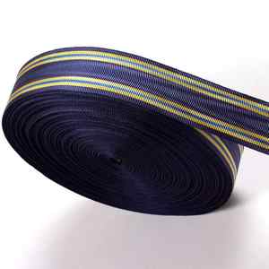 Vente en gros OEM Rubans pour médailles à rayures classiques Tissu fileté personnalisé Ruban moiré classique Fourniture de récompenses et de décorations - Product Image 2