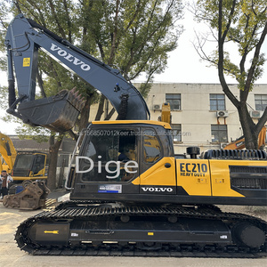 Excavatrice d'occasion Volvo EC210DL 21 tonnes Suède Excavatrice hydraulique lourde sur chenilles Volvo d'occasion d'origine de bonne qualité - Product Image 5