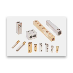 Composants électriques en laiton durables, pièces forgées polies de haute qualité, installation facile pour les raccords électriques industriels - Product Image 6