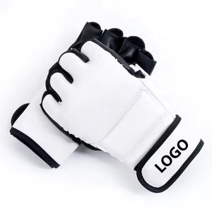 Gants de MMA professionnels de haute qualité, logo personnalisé, vente en gros, gants de grappling en cuir, gants de sparring, gants de boxe en PU, arts martiaux - Product Image 1