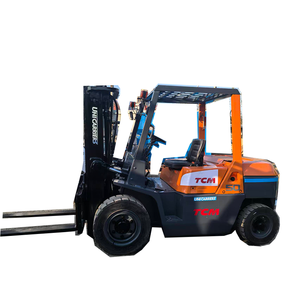 Chariot élévateur TCM 5 tonnes d'occasion, bon prix, chariot élévateur d'occasion en bon état, marque japonaise avec boîte de vitesses, pompe et moteur - Product Image 1