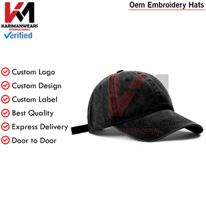 Venta al por mayor 100% gorras de béisbol de algodón para hombres sombreros de papá personalizables moda gorras deportivas en blanco con logotipo bordado - Product Image 3