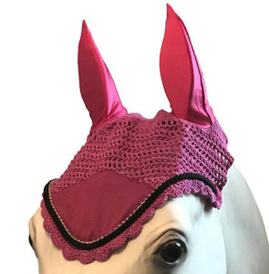 Durable Stitch Horse Ear <b>Bonnet</b> For Riding Comfort Use Lightweight Riding Horse Ear <b>Bonnet</b> - Product Image 1