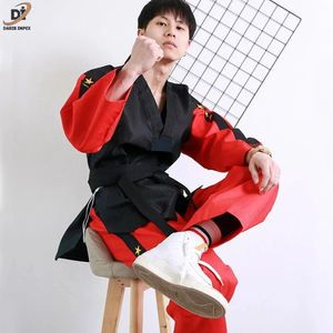 Cómodo uniforme de artes marciales de Taekwondo de material de poliéster y algodón/mejor fabricante de uniformes de Taekwondo de artes marciales - Product Image 4