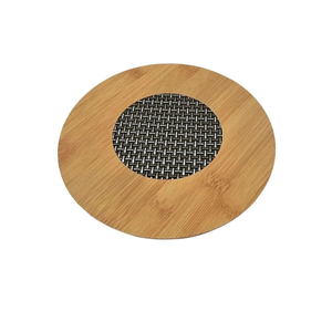 Sous-verre en bambou pour théière, sous-verre pour plat chaud, carré ou rond - Product Image 1
