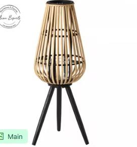 Encantadora linterna blanca con paneles de vidrio y tapa plateada para una decoración elegante del hogar e iluminación ambiental - Product Image 3