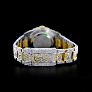 Superventas cuadrado antiguo Alto cuarzo diamante reloj estilo Hip Hop Iced VVS claridad Moissanite Diamante tachonado acero inoxidable - Product Image 6